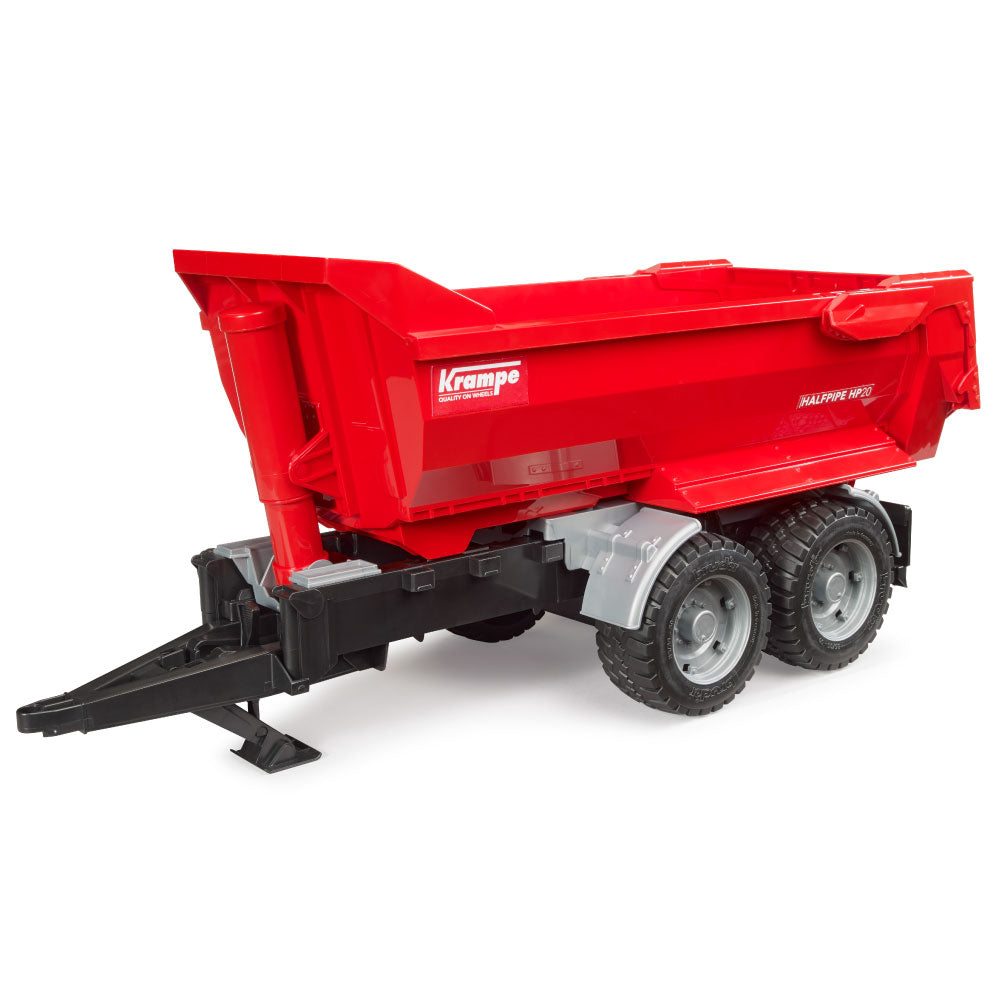Bruder 2225 Heavy Duty Toy Trailer Add-on for Tractor or Truck