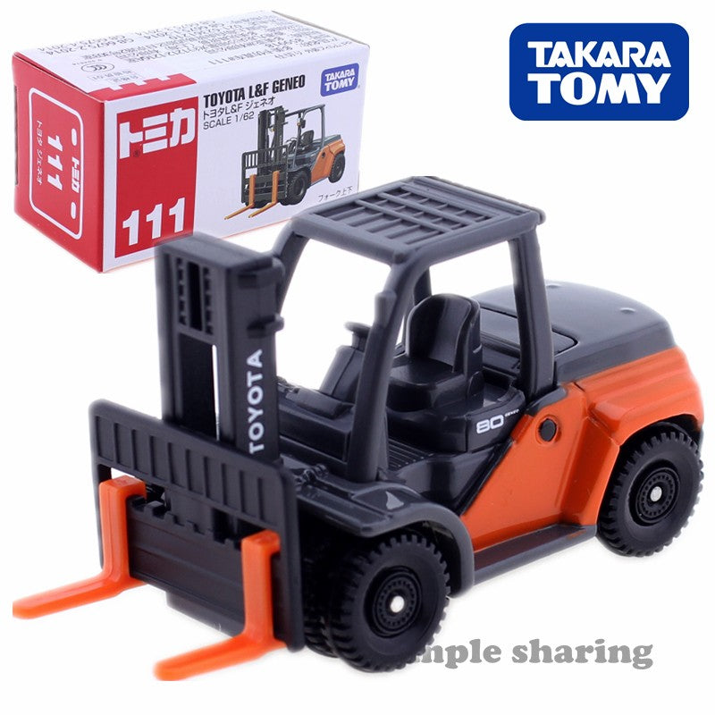 Tomica 111 Forklift Toyota L&F Geneo Scale 1/62