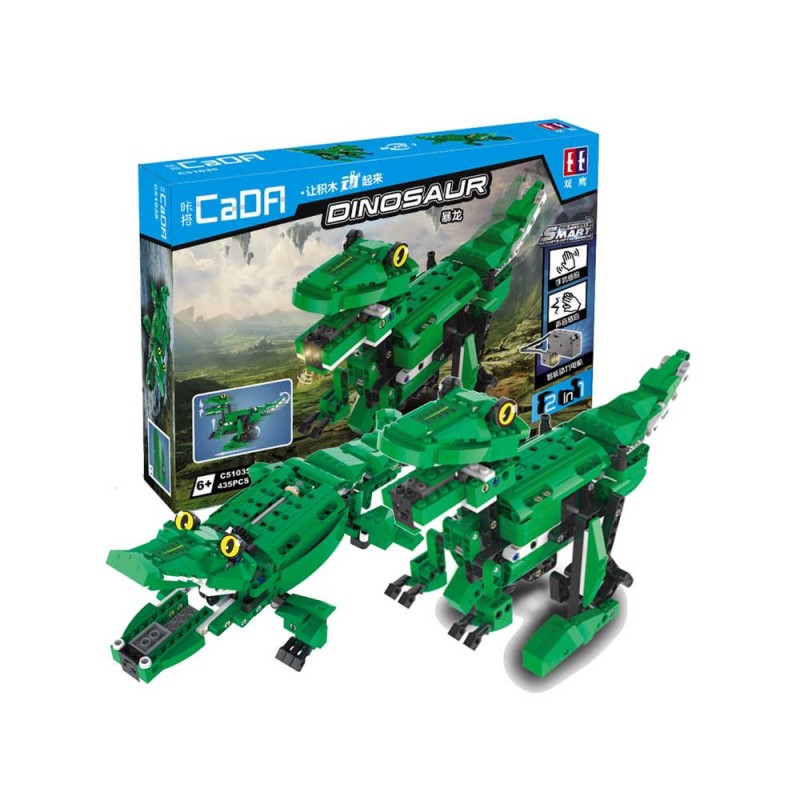 Bloques Dinosaurio 450 piezas Tipo Lego Motorizado Cada C51053W