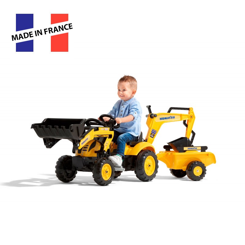 Excavadora Tractor Montable De Pedales Para Niños Tractor John