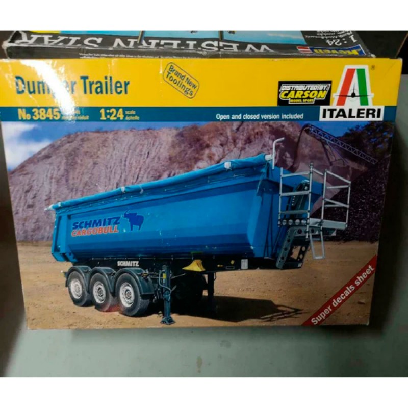 Italeri 3548 Plastic Tub Trailer 1/24 Scale