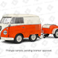Solido S1810902 Volkswagen Cool Combi Naranja Escala 1:18