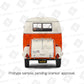 Solido S1810902 Volkswagen Cool Combi Naranja Escala 1:18