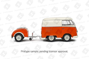 Solido S1810902 Volkswagen Cool Combi Naranja Escala 1:18