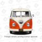 Solido S1810902 Volkswagen Cool Combi Naranja Escala 1:18