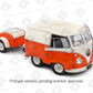 Solido S1810902 Volkswagen Cool Combi Naranja Escala 1:18