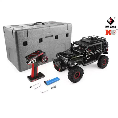 WL 104006 Jeep Wrangler Crawler RC Escala 1/10 Negro