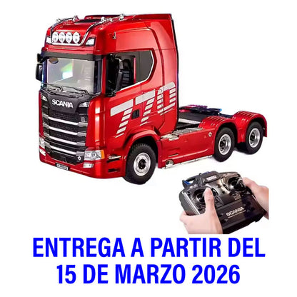 Huina 1501 Camión Scania 770S a Control Remoto Escala 1/18