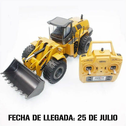Huina 1583 Cargador Frontal Metálica a Control Remoto Escala 1:14