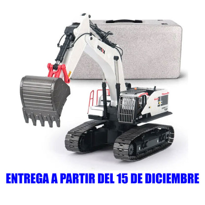 Huina 1594 Excavadora Hidráulica a Control Remoto Escala 1:14