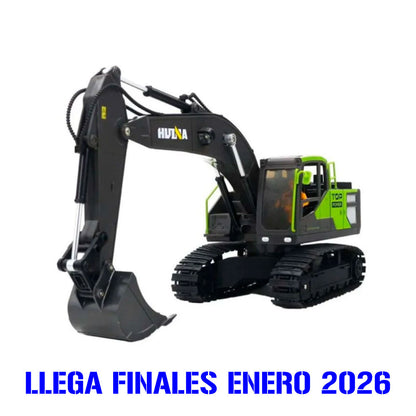 Huina 1661 Remote Control Excavator Toy 1:18 Scale