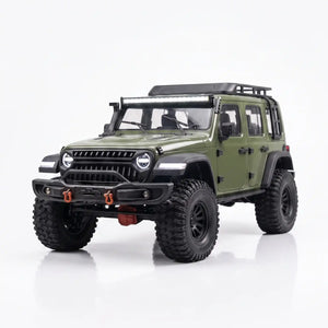 Jeep Wrangler MK-07 estilo Jurassic Park Escala 1/7 a Control Remoto