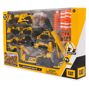 Funrise 83337 8cm Friction Powered Cat Construction Vehicle Set of 41