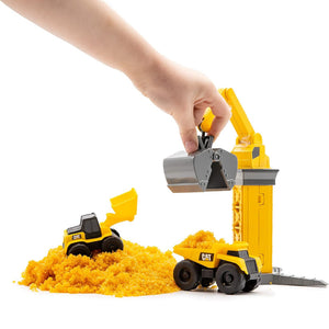 Cat Construction Toy Set 2 Machines with Crane Funrise 83418