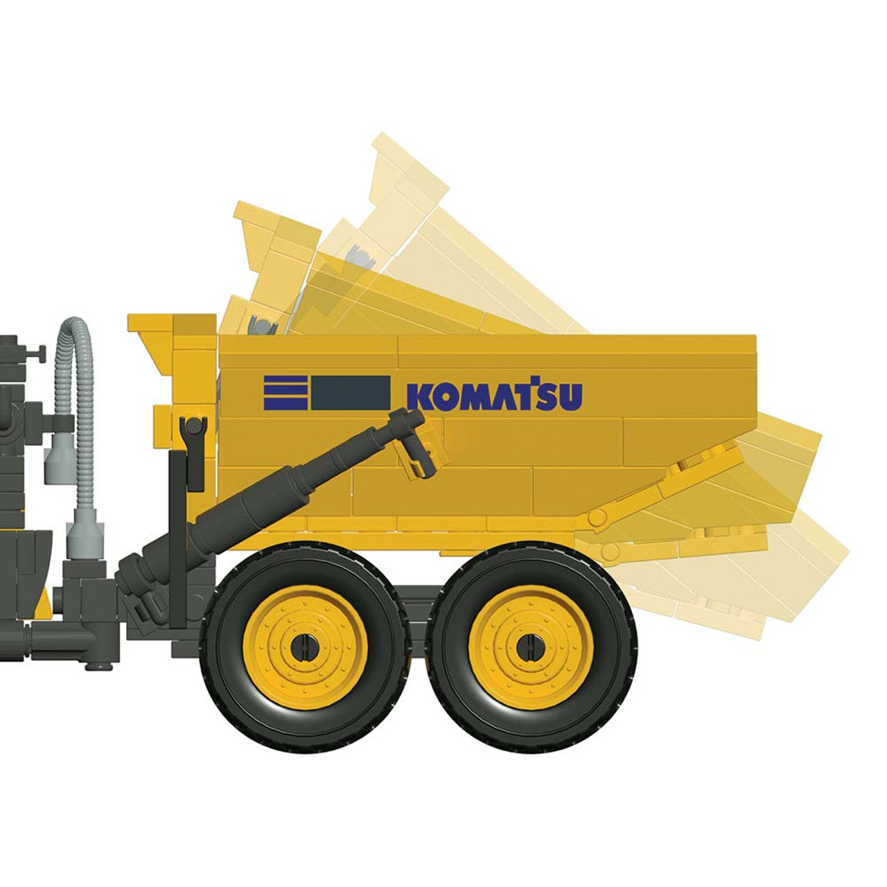 First Gear 90-0548 Komatsu Truck Blocks (346 Pieces) Lego Type