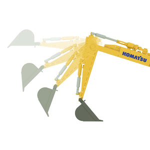 First Gear 90-0552 Komatsu Excavator Blocks (430 Pieces) Lego Type