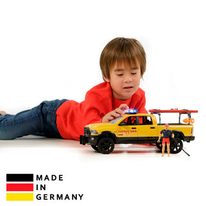 Bruder 2506 Dodge Lifeguard Toy Truck with Doll