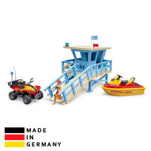 Bruder 62780 Beach Lifeguard Tower with Accessories