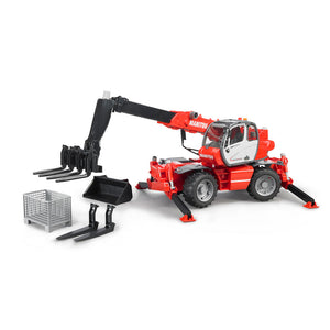 Bruder 2129 Manitou MRT2150 Telehandler Toy with Claws