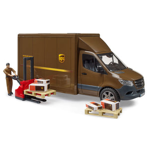 Bruder 2678 Toy UPS Delivery Van with Doll