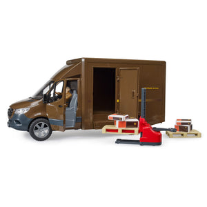 Bruder 2678 Toy UPS Delivery Van with Doll