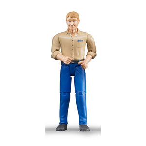 Bruder 60006 Bruder Worker Doll with Jeans and Shirt