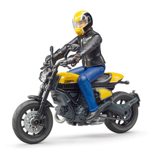 Bruder 63053 Juguete Motocicleta Ducati con Muñeco Motociclista