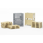 Bruder 2415 Juguete Set Complementario de Pallets y Cajas de Almacén