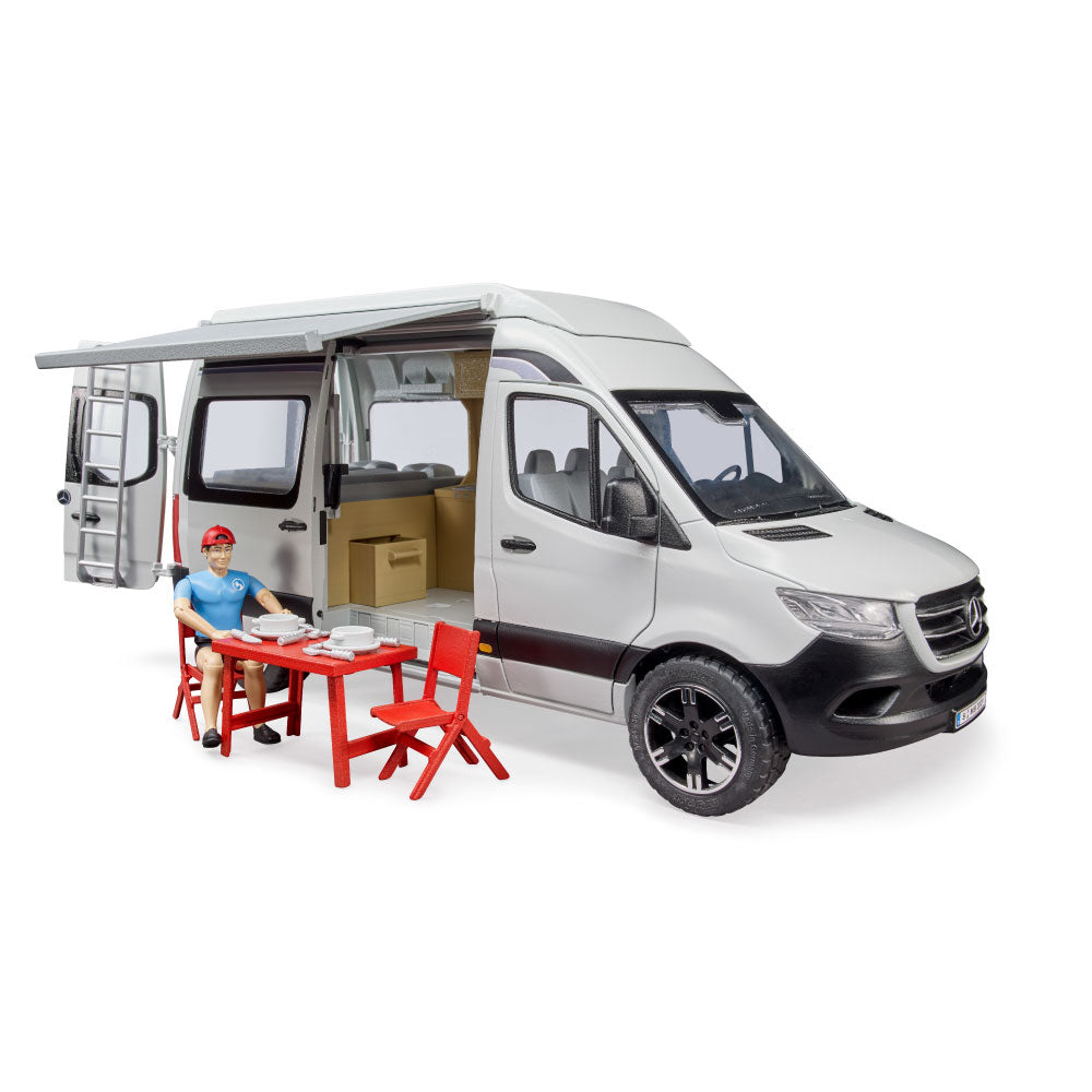 bruder camper Bruder 2672 Toy Van Mercedes Benz Sprinter Countryside Ride
