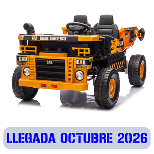 Carro a Batería 12V de Camión Minero Montable Tipo Cat 4x4