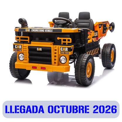 Carro a Batería 12V de Camión Minero Montable Tipo Cat 4x4