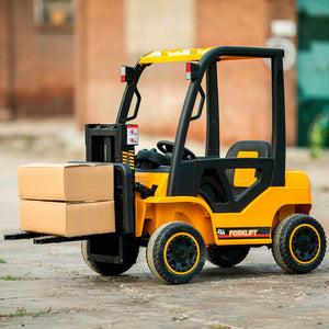 12V Battery-Powered Electric Ride-On Forklift with Remote Control