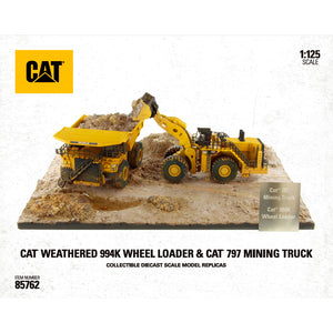 Diecast Masters 85762 797F and 994K Mining Truck 1:125 Scale