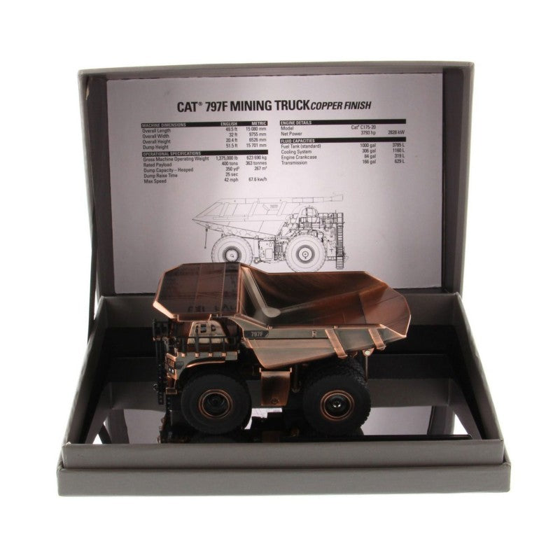 1/125 Cat 797F ミニング トラック カッパー 銅 DM85251 Amazon.com: for CAT 797F Mining Truck Copper Plated 1/125