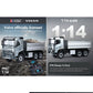 Double E E015 Camión Volquete Volvo FMX Metal a Control Remoto Escala 1/14