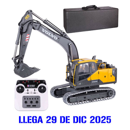 Double E E010 Excavadora Metal/ABS Volvo EC160E Escala 1:14