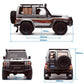 RGT EX86020 Toyota Land Cruiser LC71 RC Escala 1/10 Gris