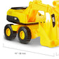 Excavadora Cat Juguete de Construcción 38 cm a fricción Funrise 82035