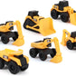 Set de 8 Vehículos Cat de Construcción de 8 cm a fricción Funrise 82338