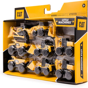 Set de 8 Vehículos Cat de Construcción de 8 cm a fricción Funrise 82338