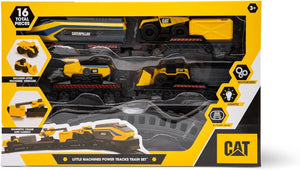 Set Mini Tren Caterpillar con 4 vagones y pista Funrise 82949