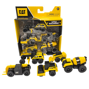 Set de 5 Vehículos Cat de Construcción de 8 cm fricción Funrise 83330