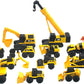 Set de 41 Vehículos Cat de Construcción de 8 cm fricción Funrise 83337