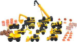 Set de 41 Vehículos Cat de Construcción de 8 cm fricción Funrise 83337