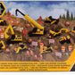 Set de 41 Vehículos Cat de Construcción de 8 cm fricción Funrise 83337