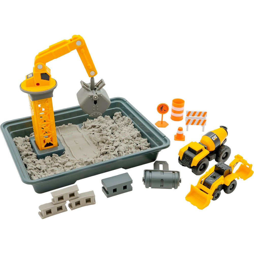 Cat Construction Toy Set 2 Machines with Crane Funrise 83416