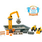 Juguete Cat de construcción Set 2 máquinas con Grúa Funrise 83416