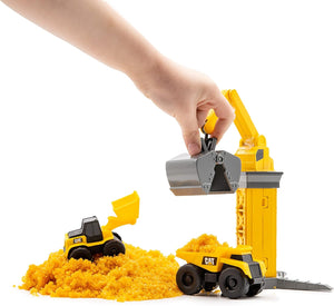 Juguete Cat de construcción Set 2 máquinas con Grúa Funrise 83418