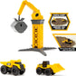 Juguete Cat de construcción Set 2 máquinas con Grúa Funrise 83418