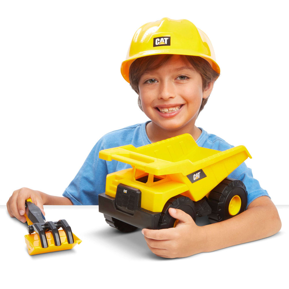 Cat 25cm Dump Truck with Funrise Helmet 82061